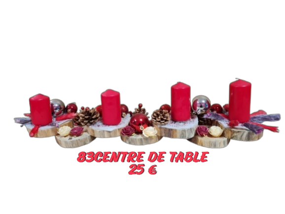 83_Centre de table rouge_25